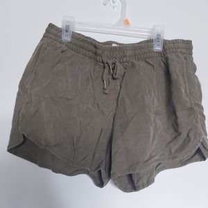 Olive green shorts